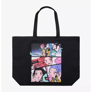 KPop Demon Hunters -  Huntrix Manga Panel Tote Bag - NEW